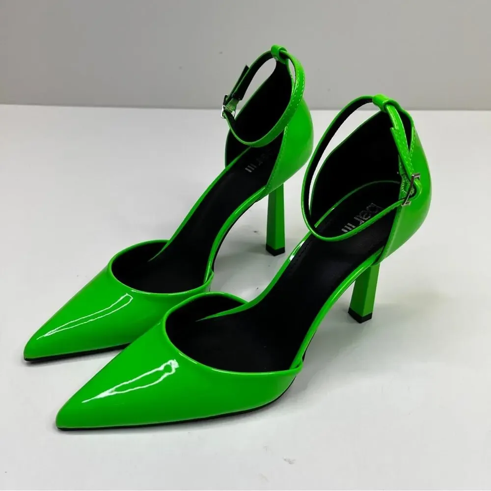Bar III Idaa Ankle Strap Pump heels green - 8